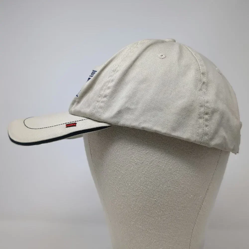 Xcaret Baseball Cap Beige OSFM Riviera Maya Cancun Mexico Toucan Slideback Hat